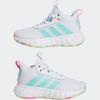 imageadidas Kids Own the Game 20 Basketball ShoeWhiteFlash AquaLucid Pink