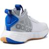 imageadidas Kids Own the Game 20 Basketball ShoeWhiteSilver MetallicTeam Royal Blue