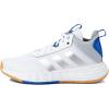 imageadidas Kids Own the Game 20 Basketball ShoeWhiteSilver MetallicTeam Royal Blue