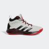 imageadidas UnisexChild Cross Em Up 5 Wide Basketball ShoeGreyBlackScarlet