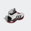 imageadidas UnisexChild Cross Em Up 5 Wide Basketball ShoeGreyBlackScarlet