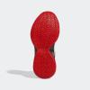 imageadidas UnisexChild Cross Em Up 5 Wide Basketball ShoeGreyBlackScarlet