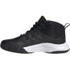 imageadidas UnisexChild Own The Game Wide Basketball ShoesBlackWhiteWhite
