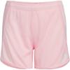 imageadidas Girls Elastic Waistband 3 Stripe Mesh ShortMedium Pink