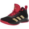 Black/Gold Metallic/Scarlet