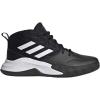 imageadidas UnisexChild Own The Game Wide Basketball ShoesBlackWhiteWhite
