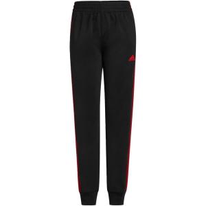 imageadidas Boys Elastic Waistband Tricot JoggerBlack With Scarlet