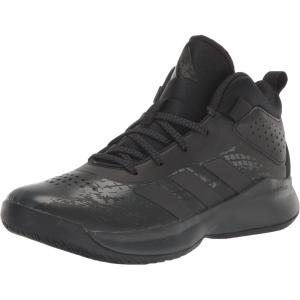imageadidas UnisexChild Cross Em Up 5 Wide Basketball ShoeBlackBlackCarbon