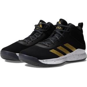 imageadidas UnisexChild Cross Em Up 5 Wide Basketball ShoeBlackGold MetallicWhite Wide