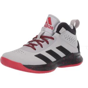 imageadidas UnisexChild Cross Em Up 5 Wide Basketball ShoeGrey TwoCore BlackScarlet