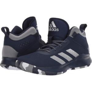 imageadidas UnisexChild Cross Em Up 5 Wide Basketball ShoeGreySilver MetallicNavy