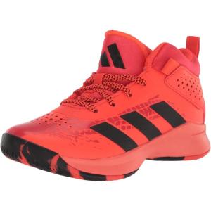 imageadidas UnisexChild Cross Em Up 5 Wide Basketball ShoeSolar RedBlackBright Red