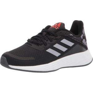 imageadidas UnisexChild Duramo Sl Running ShoeBlackHalo SilverSolar Red