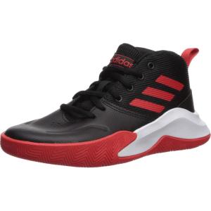 imageadidas UnisexChild Own The Game Wide Basketball ShoesBlackActive RedWhite