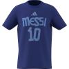 imageadidas Boys Messi Name ampamp Number Graphic TShirtSemi Lucid Blue