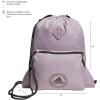 imageadidas Classic 3Stripes 20 Sackpack Black One Size Fits AllPreloved Fig PurpleBlack