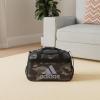 imageadidas Diablo Power Gym Small Duffel Bag for Men and Women  Lightweight for Sports and TravelCamouflage CarbonBlackBlue Spark