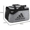 imageadidas Diablo Power Gym Small Duffel Bag for Men and Women  Lightweight for Sports and TravelJersey Onix GreyBlack