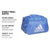 imageadidas Diablo Power Gym Small Duffel Bag for Men and Women  Lightweight for Sports and TravelLightwave Blue FusionWhite