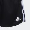 imageadidas Girls 3Stripes Mesh ShortsAdi Black