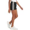 imageadidas Girls 3Stripes Mesh ShortsBlack New