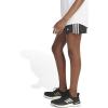 imageadidas Girls 3Stripes Mesh ShortsBlackPink Gradient