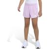 imageadidas Girls 3Stripes Mesh ShortsBliss Lilac