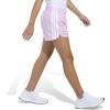 imageadidas Girls 3Stripes Mesh ShortsBliss Lilac