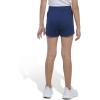 imageadidas Girls 3Stripes Mesh ShortsBlue Multi