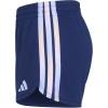 imageadidas Girls 3Stripes Mesh ShortsBlue Multi
