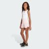 imageadidas Girls 3Stripes Mesh ShortsClear Pink
