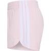 imageadidas Girls 3Stripes Mesh ShortsClear Pink Adi