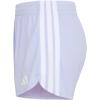 imageadidas Girls 3Stripes Mesh ShortsViolet Tone Purple