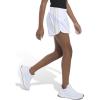 imageadidas Girls 3Stripes Mesh ShortsWhite Multi