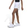 imageadidas Girls 3Stripes Mesh ShortsWhite Multi