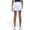 imageadidas Girls 3Stripes Mesh ShortsWhite Multi