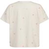 imageadidas Girls Big Short Sleeve Tee TShirtOatmeal Heather
