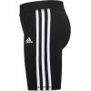 imageadidas Girls Detached Waistband 3 Stripe Bike ShortBlack