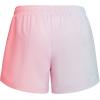 imageadidas Girls Elastic Waistband with Inner Drawcord Woven Athletic ShortsClear Pink