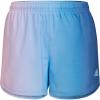 imageadidas Girls Elastic Waistband with Inner Drawcord Woven Athletic ShortsCrew Blue