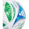 imageadidas MLS Soccer BallLeague WhiteGreenGlory BlueSolar Blue