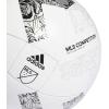 imageadidas MLS Soccer BallWhiteSilver MetallicBlack