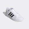 imageadidas UnisexChild Grand Court SneakersCloud WhiteCore BlackCloud White
