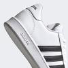 imageadidas UnisexChild Grand Court SneakersCloud WhiteCore BlackCloud White