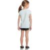 imageadidas girls Graphic Tee ampamp Gym Shorts Tshirt SetIce Mint