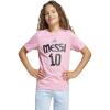 imageadidas Boys Messi Name ampamp Number Graphic TShirtEasy Pink