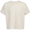 imageadidas Girls Big Short Sleeve Tee TShirtOatmeal Heather