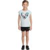 imageadidas girls Graphic Tee ampamp Gym Shorts Tshirt SetIce Mint