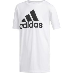 imageadidas Boys Short Sleeve Aeroready Performance Logo Tee TShirtWhite