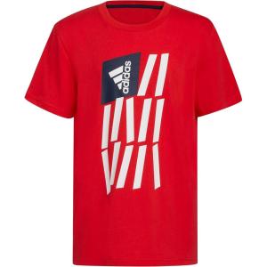 imageadidas Boys Short Sleeve Americana TeeVivid Red
